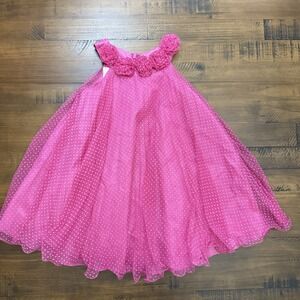 Bonnie Jean Girls Sleeveless Pink Polka dot Size 5‎